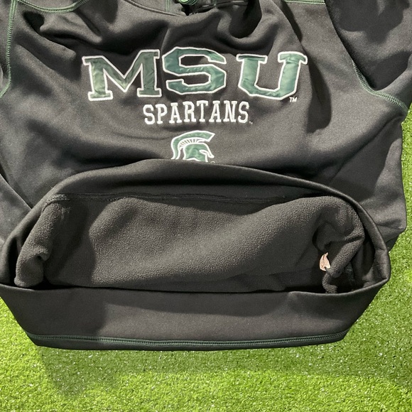 Black Vintage MSU Spartans Hoodie - Picture 6 of 10